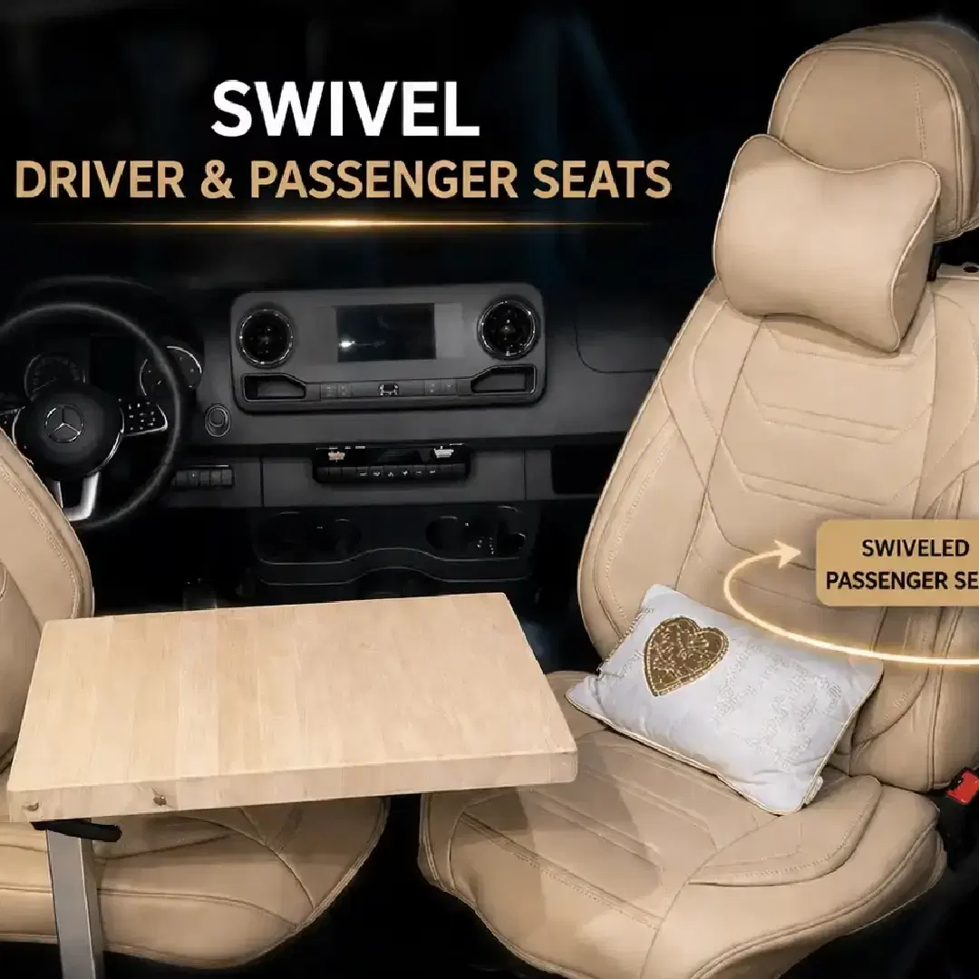 Swivel Passenger & Driver Seats