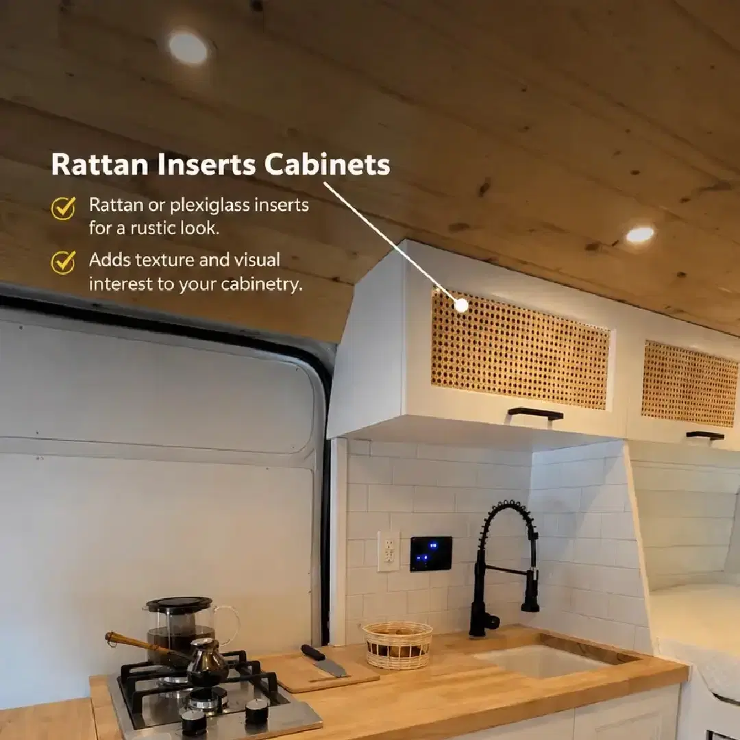 Rattan Inserts Cabinets