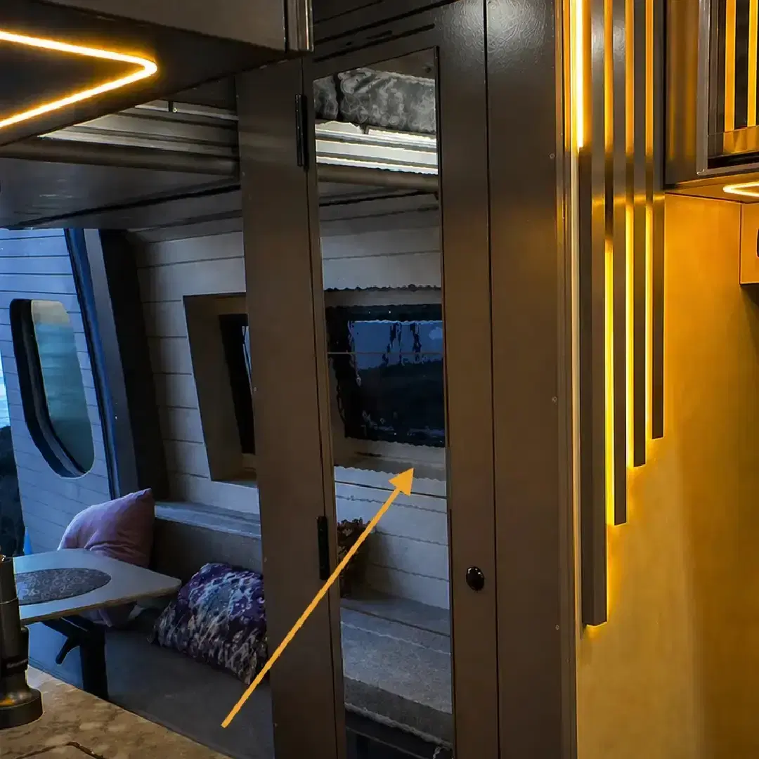 Inside the Van Bathroom