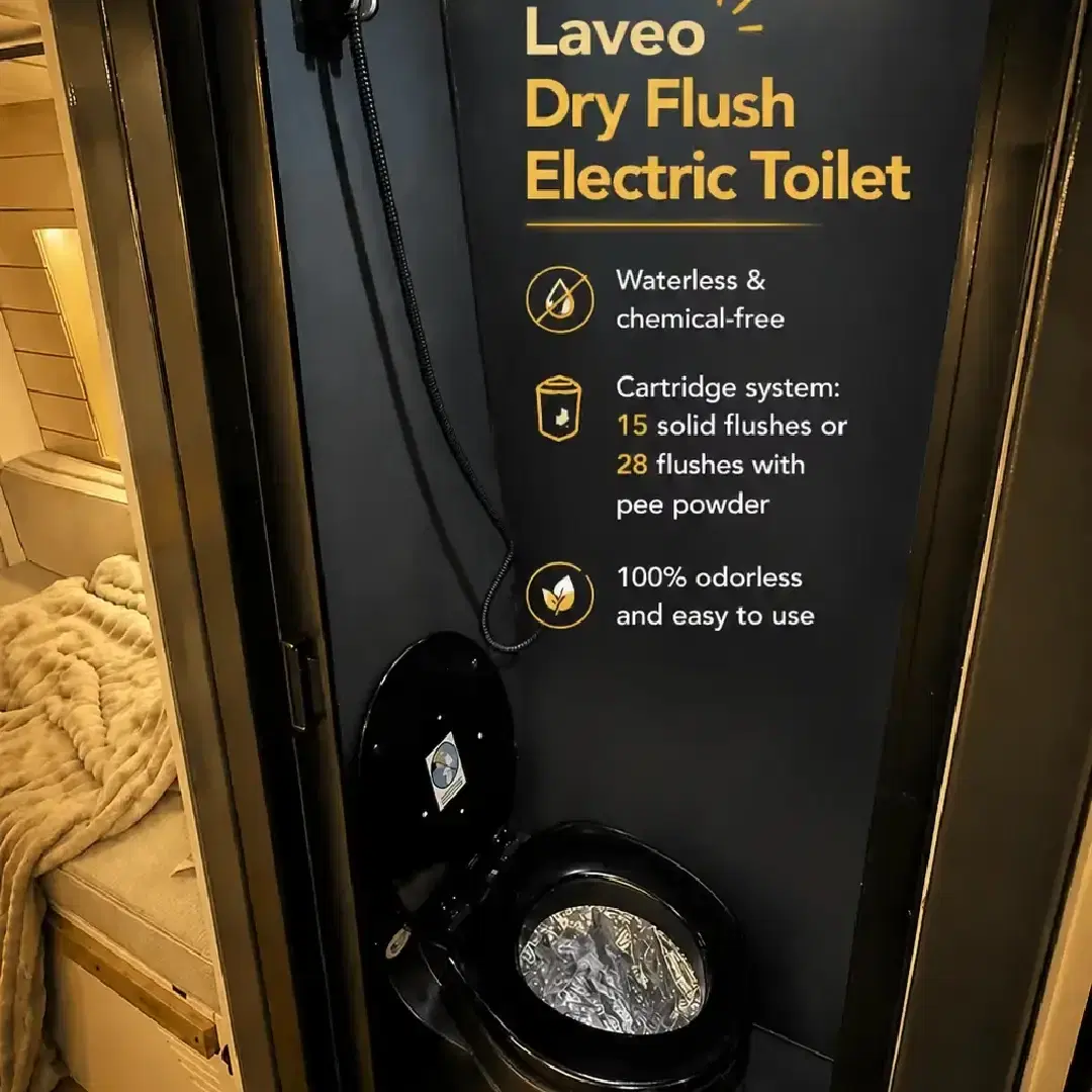 Laveo Dry Flush Electric Toilet