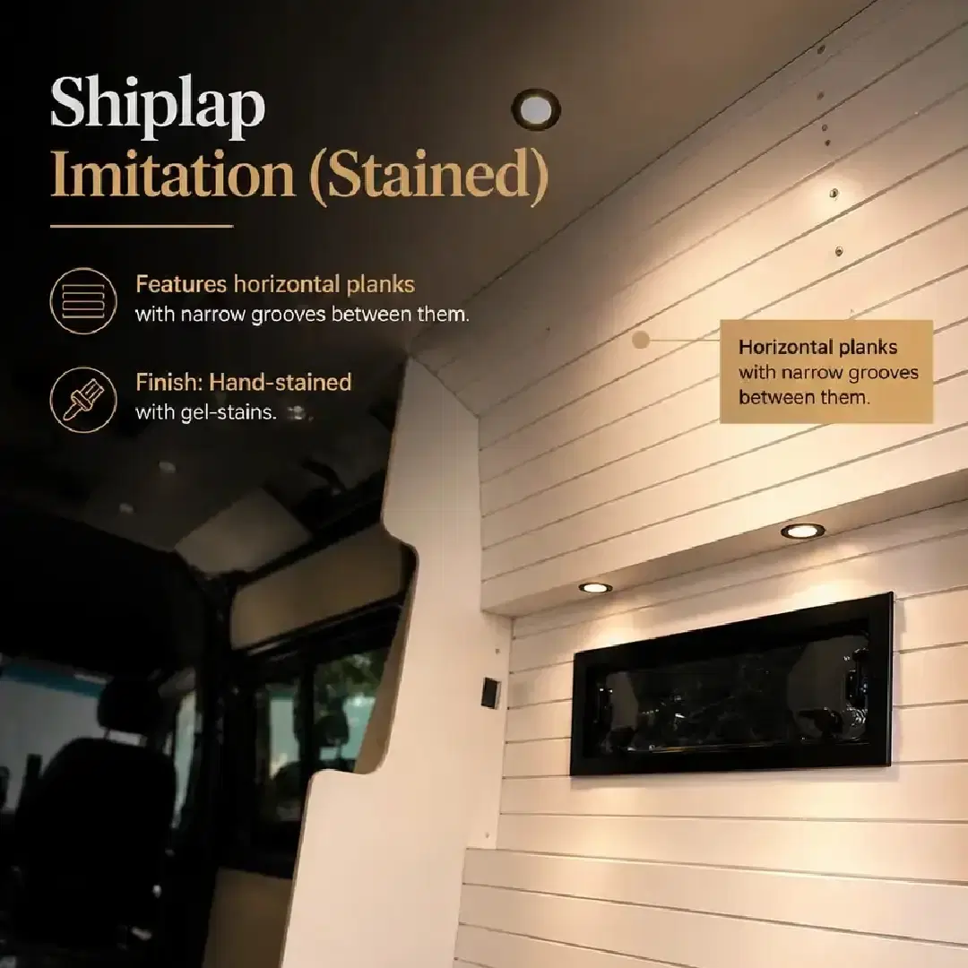Shiplap Imitation (Stained)