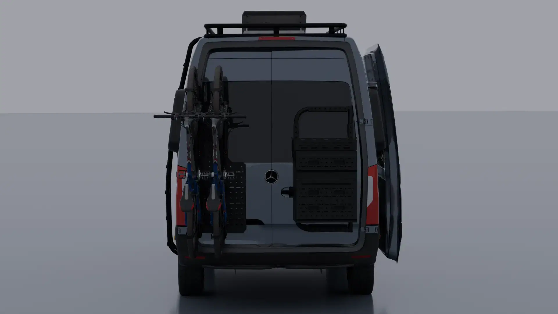 Mercedes Sprinter 144 AWD Custom Camper Van | Blue-Grey - image 2
