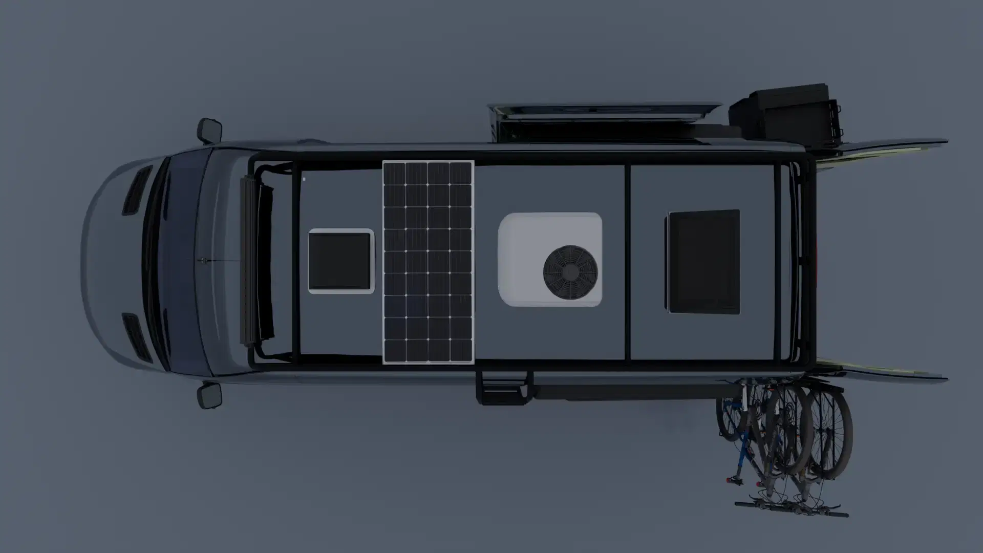 Mercedes Sprinter 144 AWD Custom Camper Van | Blue-Grey - image 3