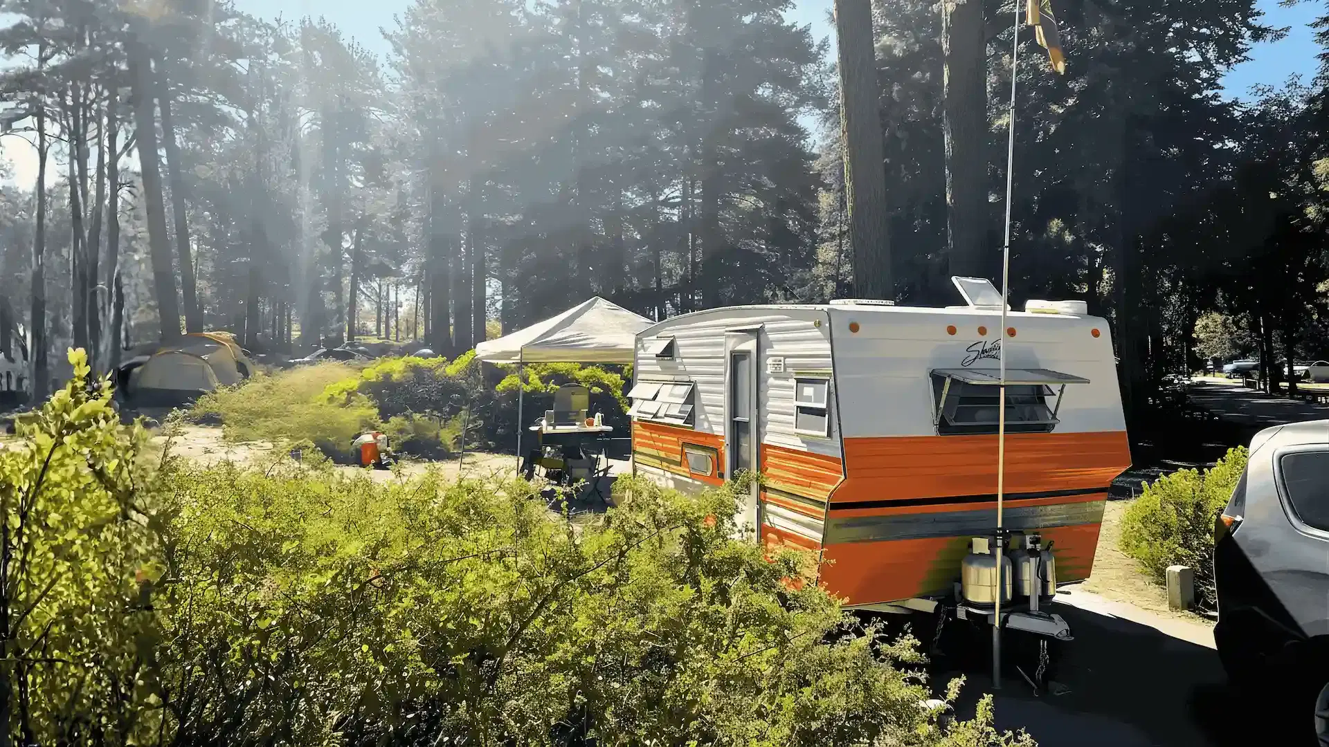 Hanna Flat Campground view 1