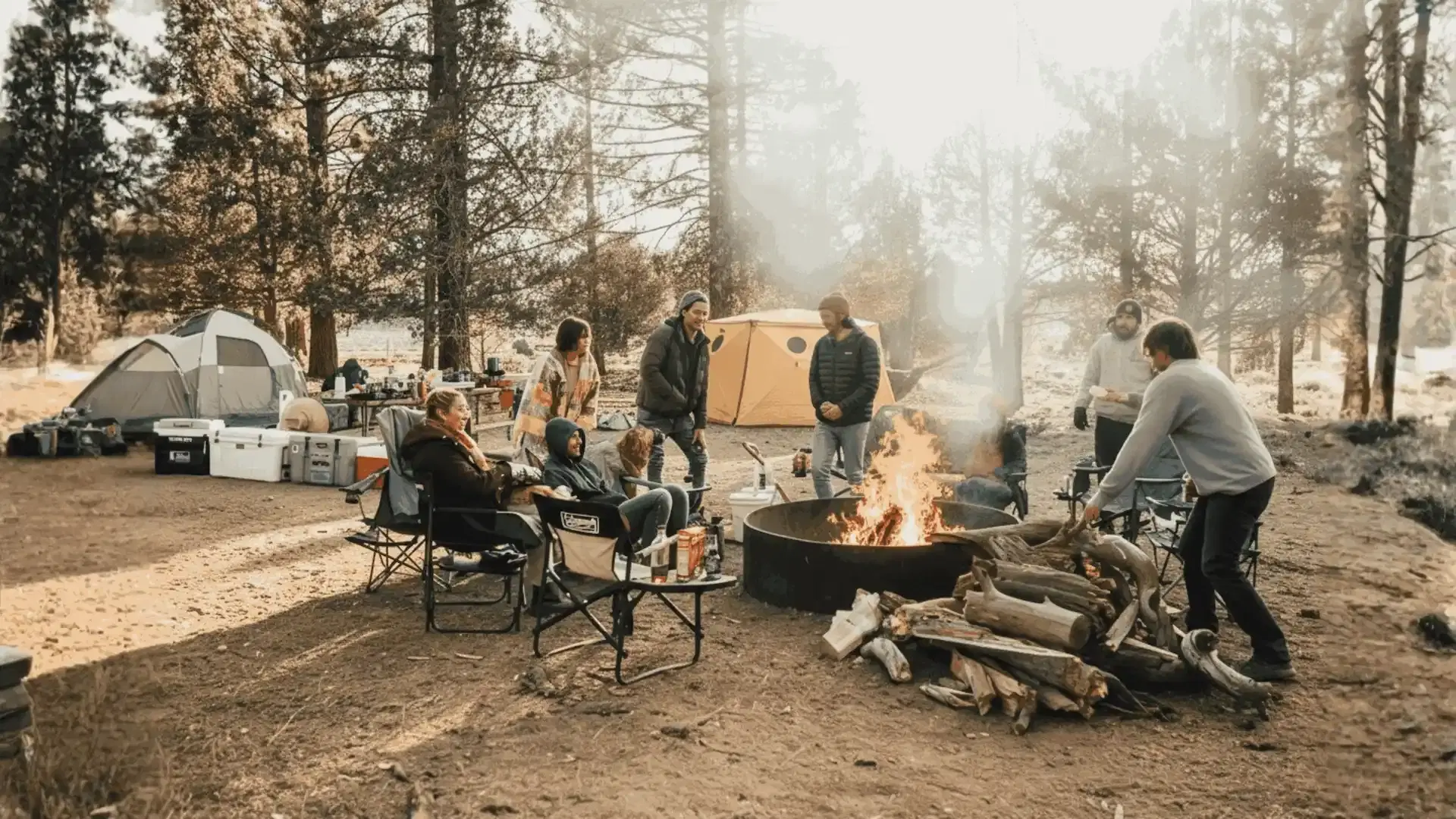 Holcomb Valley Campground view 2