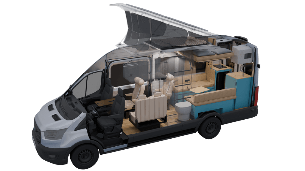 Cascades Ford Transit 148 EXT AWD Pop Top - image 1
