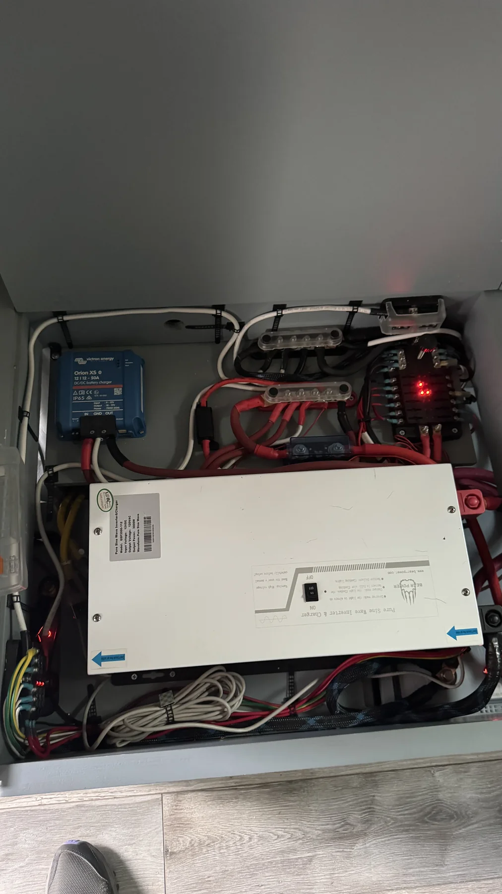 Protected and organized electrical system controls